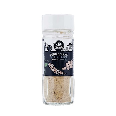 Carrefour Ground White Pepper 42g