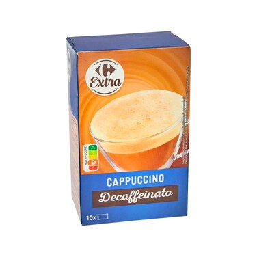 Carrefour Coffee Cappuccino Sticks Decaffeinated 125g