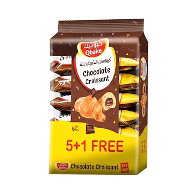 كيوبيك كرواسان بالشوكولاته 60 غرام × 6 قطع