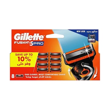 Gillette Fusion 5 Pro Razor 8 Pieces
