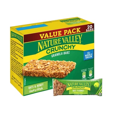 Nature Valley Granola Bar Crunchy Oats And Honey 21g x Pack Of 20