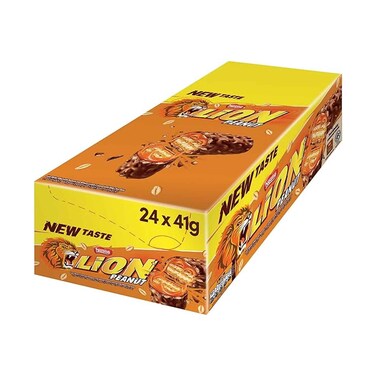 Nestle Chocolate Bar Peanut Lion Extra Crunchy 41g x Pack of 24