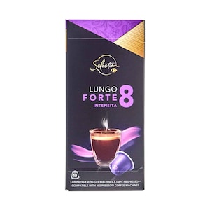 Carrefour Coffee Capsules Selection Nespresso Lungo Full Bodied 5G X 10 Pieces