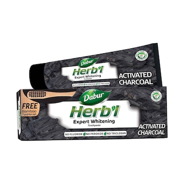 Dabur Toothpaste Herbal Expert Whitening With Charcoal 150g