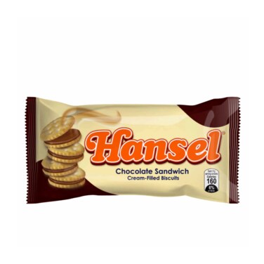 Rebisco's Hansel Biscuits Chocolate Sandwich Cream Filled 31g 