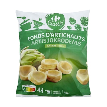 Carrefour Frozen Artichauts Hearts 1kg