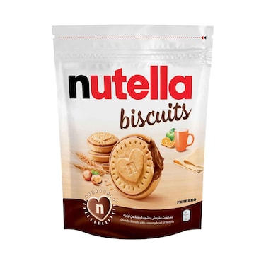 Nutella Ferrero Biscuits Filled With Spread And Cocoa 304g