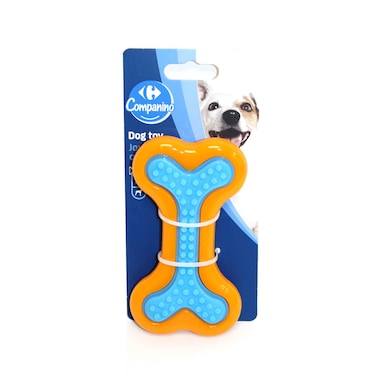 لُعبة عظام مطاطية ملونة للكلب من كارفور كومبّانينو