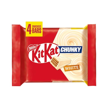Nestle Kit Kat White Chocolate Bars Chunky 160g