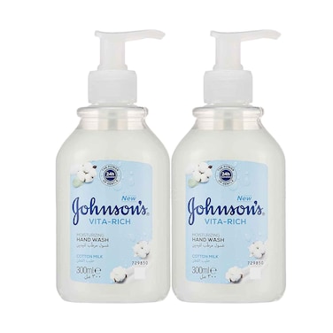 Johnson's Hand Wash Assorted 300mlx2's
