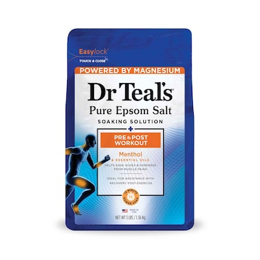 دكتور تيل محلول نقع ملح إبسوم النقي المنثول والزيوت العطرية 1.36 كجم