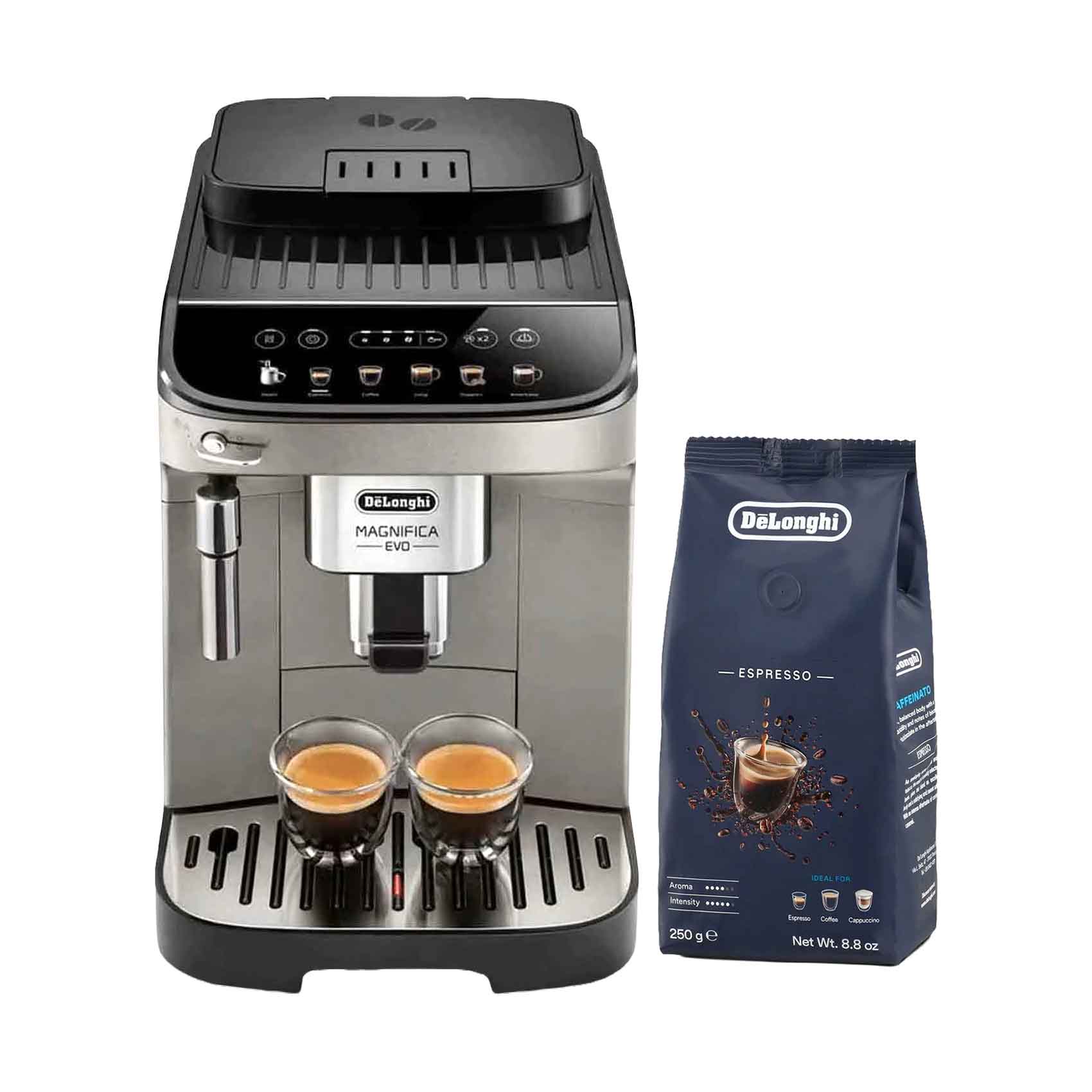 DeLonghi Magnifica Evo Automatic Coffee Machine ECAM290.42.TB + Free 250G Delonghi Coffee Beans