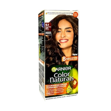 صبغة شعر غارنييه كولور ناتشرالز 5.1 بني رمادي فاتح عميق
