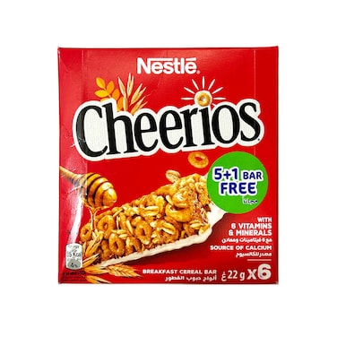 Nestle Cereal Bar Cheerios Honey Breakfast 132g