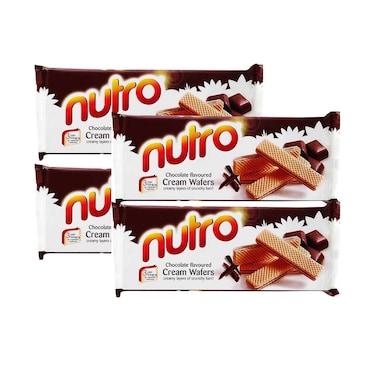 Britannia Nutro Cream Wafer Chocolate 4 Pieces, 150g