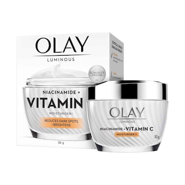 Olay Luminous Niacinamide + Vitamin C Brightening Face Moisturiser Cream 50g