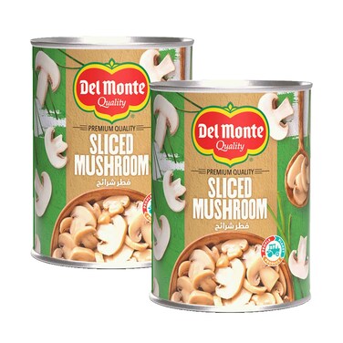 Del Monte Sliced Mushroom 400gx2 Pieces