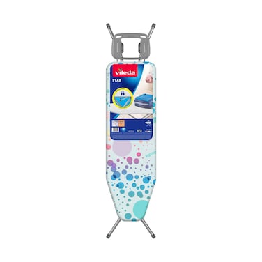 Vileda Star Ironing Board Child Safe With 100% Cotton Cover