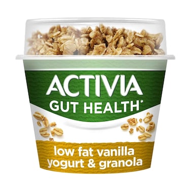 أكتيفيا حبوب قليلة الدسم بالزبادي والفانيليا والجرانولا 165 جم