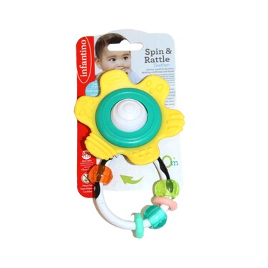 Infantino Spin &amp; Rattle Teether