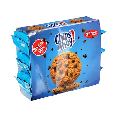 شيبس أهوي كوكيز 128 جرام × 3 قطع