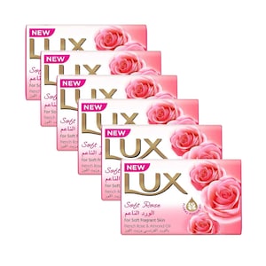 Lux Bar Soft Rose 170gx6 Pieces