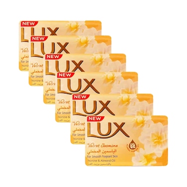 Lux Bar Velvet Jasmine170gx6 Pieces