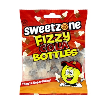 Sweetzone Jelly Sweets Cola Fizzy Bottle Shape Sweet 90g