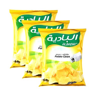 رقائق البطاطس البادية متنوعة 150 جرام × 3 قطع