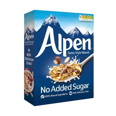 Alpen Cereal No Added Sugar 560g