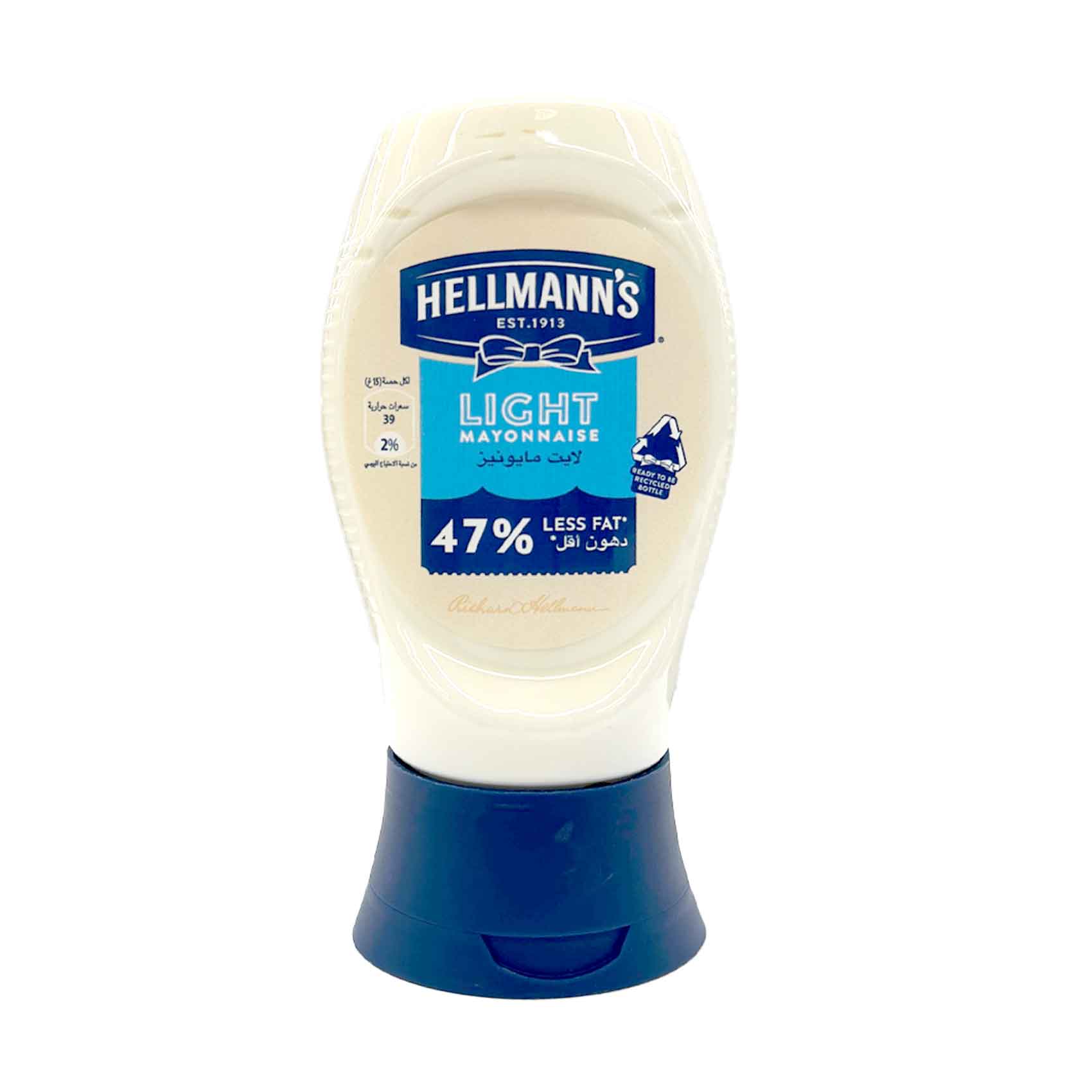 Buy Hellman's Light Mayonnaise 47% Less Fat 240g Online