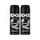 Axe Deodorant Body Spray Black, Irresistibly Fresh For Longer 150mlx2 Pieces