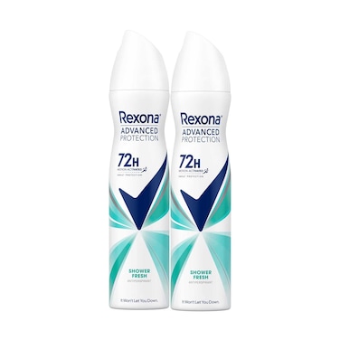 Rexona Deodorant Shower Fresh Advanced Protection Antiperspirant 150mlx2 Pieces