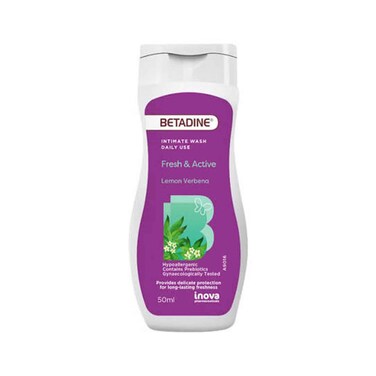 Betadine Intimate Wash Fresh Active Lemon Verbena 50ml