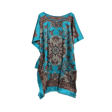 Ladies Kaftan Short Dress Printed Free Size Assorted