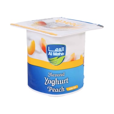 Al Maha Peach Flavoured Yogurt 100g