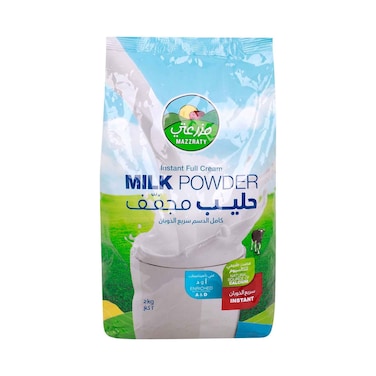 Mazzraty Instant Full Cream Milk Powder 2kg