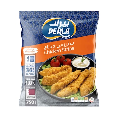 Perla Chicken Strips Plain 750gr