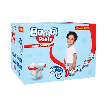 Sanita Bambi Pants Giant Box Xxl 58 pieces