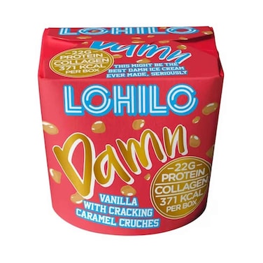 لوهلو آيس كريم فانيليا مع تكسير كراميل كرنش 350 مل