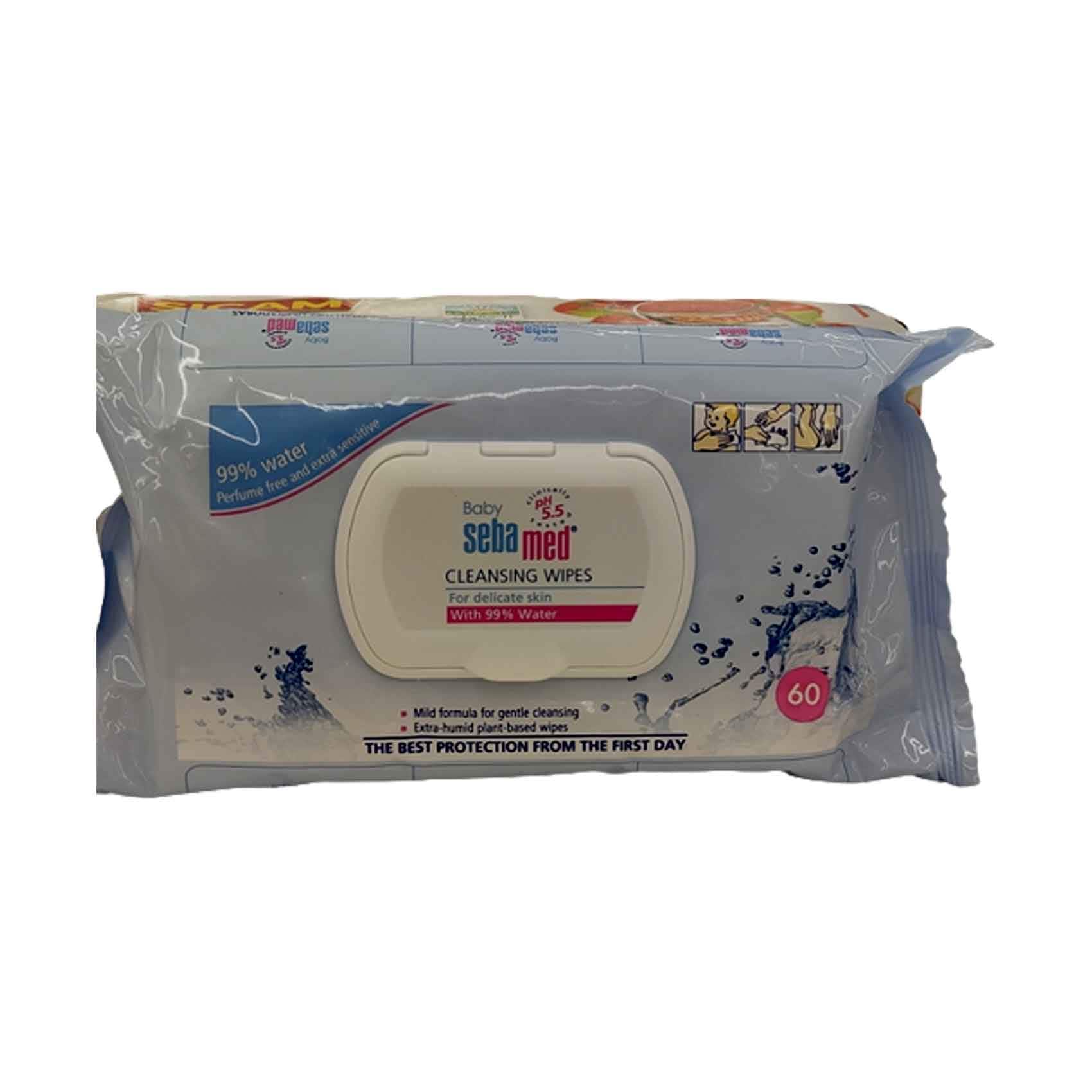 Sebamed Baby Water Wipes 60 Pieces