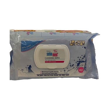 سيباميد مناديل مبللة للأطفال 60 قطعة