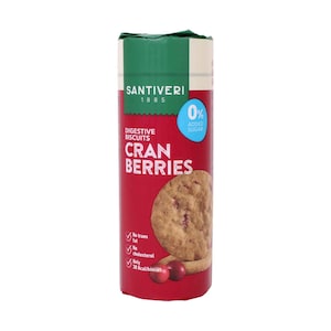 Santiveri Digestive Sugar Free Cranberries Biscuits 190g