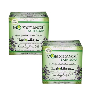 Moroccan Oil Soap 250mlx2's (+Loofah)