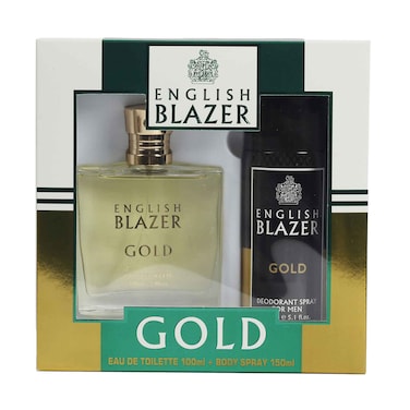 English Blazer Edt Gold 100ml + 150ml Body Spray