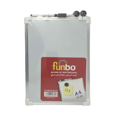 Funbo Magnetic White Board A4 Size