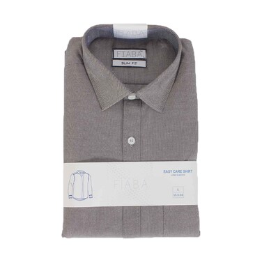 Men Shirt Ls Hm-Oxf23-Gry