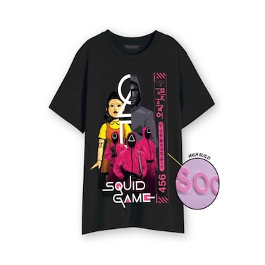 تيشيرت نسائي بشخصيات كرتونية HM23-STLT-54 ألوان متنوعة