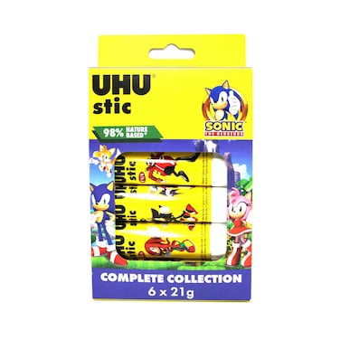 Uhu Solvent Free Glue Stick 21g 6Pieces