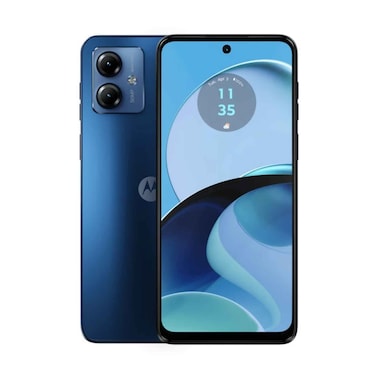 Motorola Smartphone Moto G14 4G Dual SIM 128GB  4GB RAM Blue